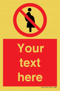 Custom prohibition not for pregnant women